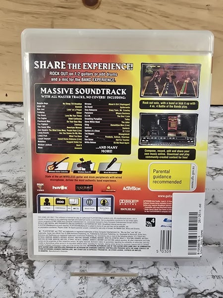 PlayStation 3 Guitar Hero World Tour Game Disc Carousel 2