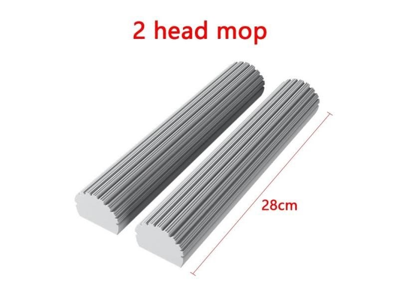 Squeezed Self Draining Rubber Cotton Mop Hand Free Magic Self-Cleaning Flat Mop Carousel 1