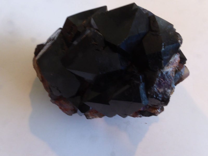 Awesome Large black Quartz/Amethyst crystals clump Carousel 2