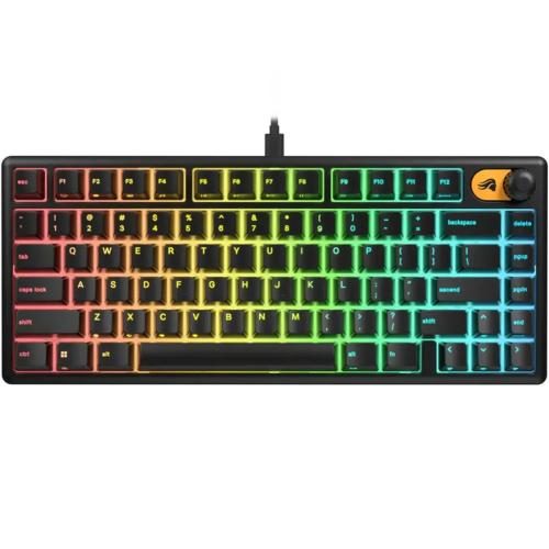 Glorious GMBK 75% Wired Membrane Gaming Keyboard - Black [GLO-GMBK75-BLK-US] Carousel 1