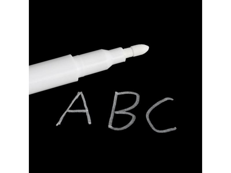 1pcs White Liquid Chalk Pen Blackboard Cup Decorative Removable Vinyl Wall Carousel 1