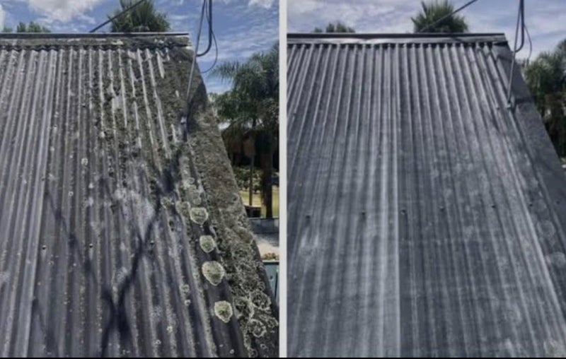 Moss treatment & steel roof repair Carousel 1