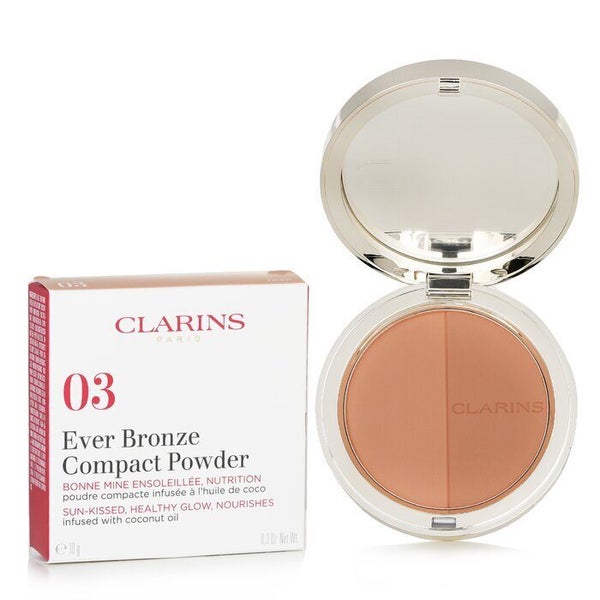 Clarins Ever Bronze Compact Powder - # 03 Deep 10g/0.3oz Carousel 2