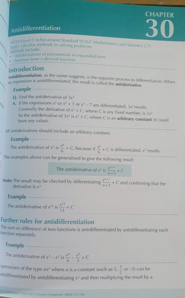 NCEA Level 2 Mathematics and Statistics Study Guide Carousel 2