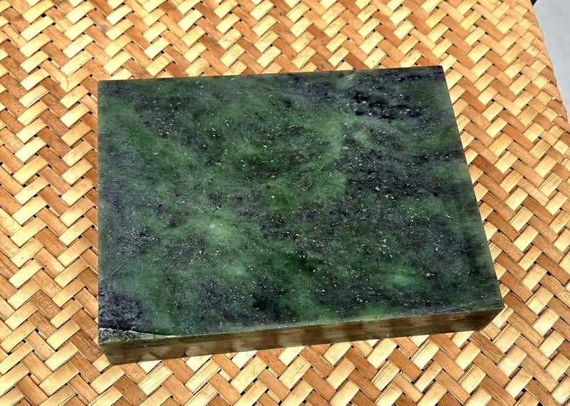 Genuine NZ Pounamu/Greenstone Rough Block Carousel 6