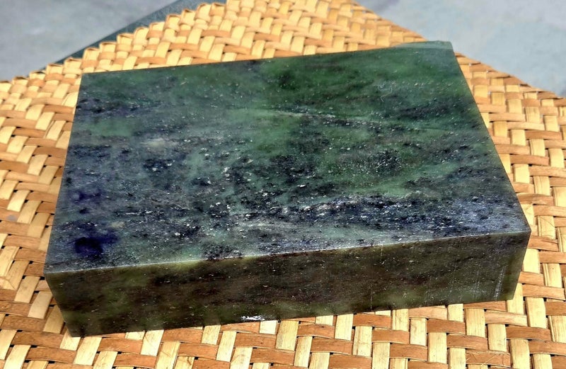 Genuine NZ Pounamu/Greenstone Rough Block Carousel 2