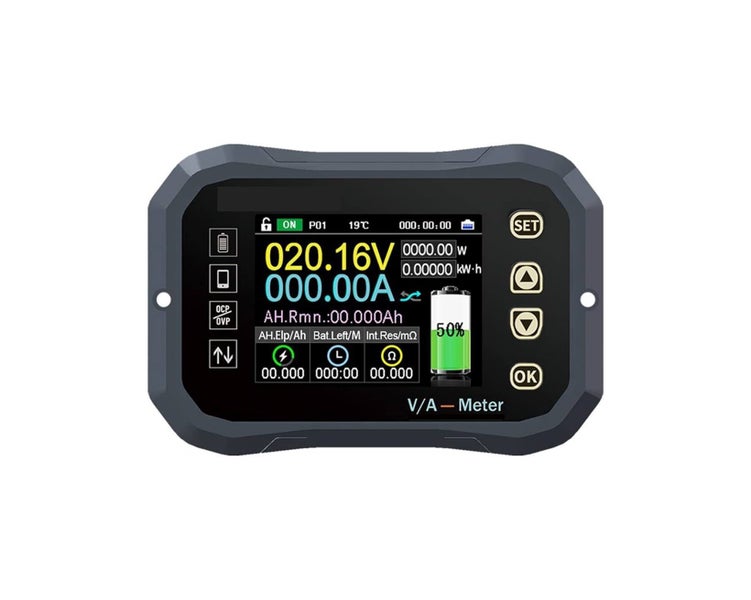 KG110F DC 0-120V 100A Battery Capacity Tester Voltage Current Meter Carousel 2