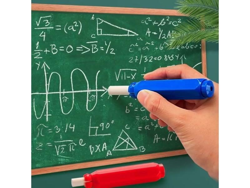 1/4pcs Magnetic Durable Chalk Holder Chalk Clip Clutch Not Dirty Hand Plastic Carousel 4