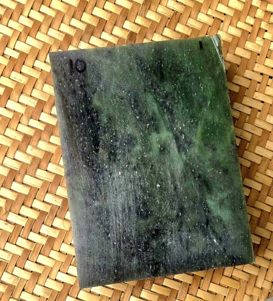 Genuine NZ Pounamu/Greenstone Rough Block Carousel 1
