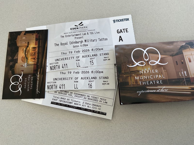 Edinburgh Military Tattoo tickets x 2 Carousel 1
