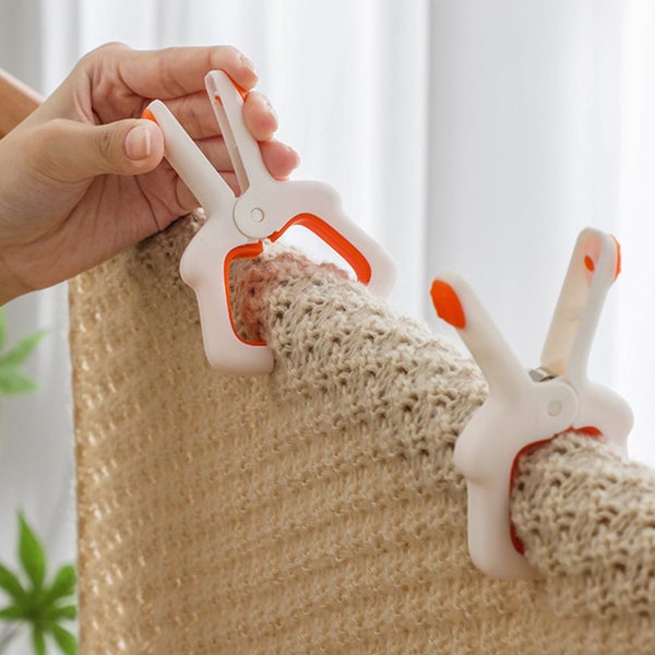 Beach Towel Clips,Heavy-Duty Plastic Clothes Pins,Quilt Drying Clips,Windproo Carousel 2