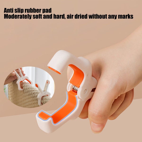 Beach Towel Clips,Heavy-Duty Plastic Clothes Pins,Quilt Drying Clips,Windproo Carousel 6