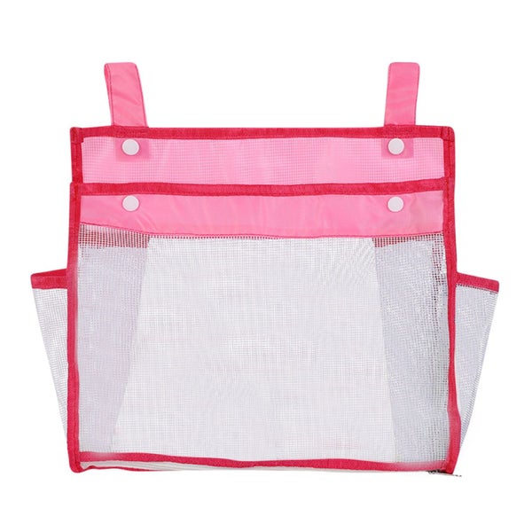 Mesh Bath Toy Organizer with 2 Hooks, Baby Bath Toy Holder Bathtub Toy Holder Carousel 1