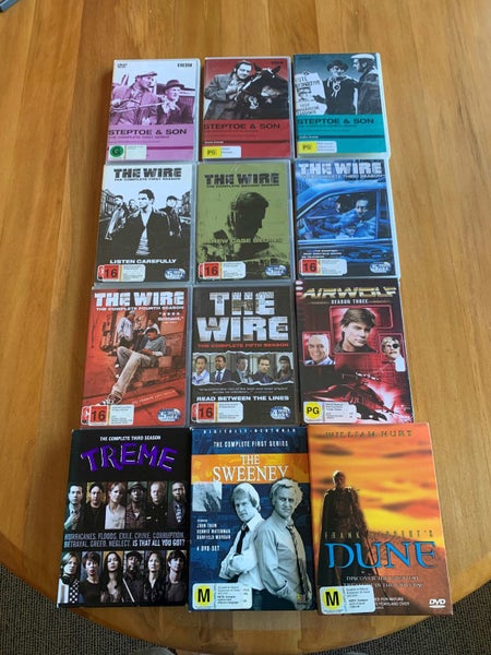 Bulk DVD Bundle 1 -The Sweeney, Treme, Dune, Air Wolf, Steptoe & Son, The Wire Carousel 1