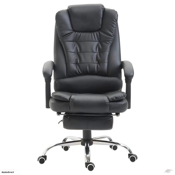The Ultimate 8-Point Massage System Office Chair with Footrest | UT-C418A Carousel 1