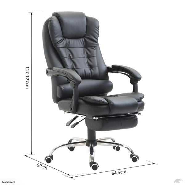 The Ultimate 8-Point Massage System Office Chair with Footrest | UT-C418A Carousel 2
