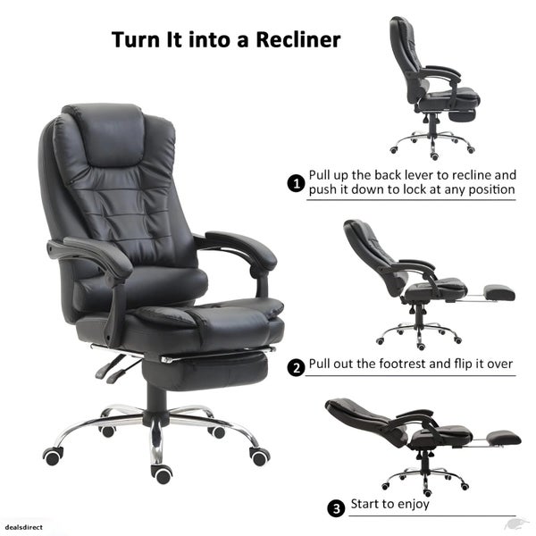 The Ultimate 8-Point Massage System Office Chair with Footrest | UT-C418A Carousel 7