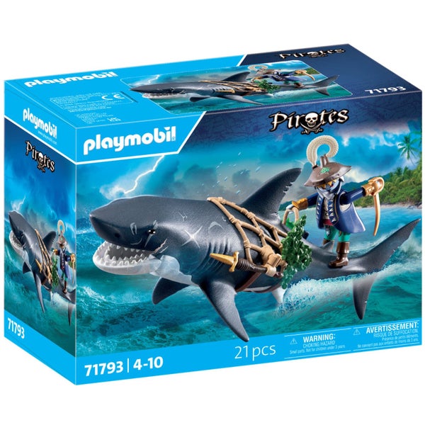 Playmobil Giant Shark with Pirate Carousel 1