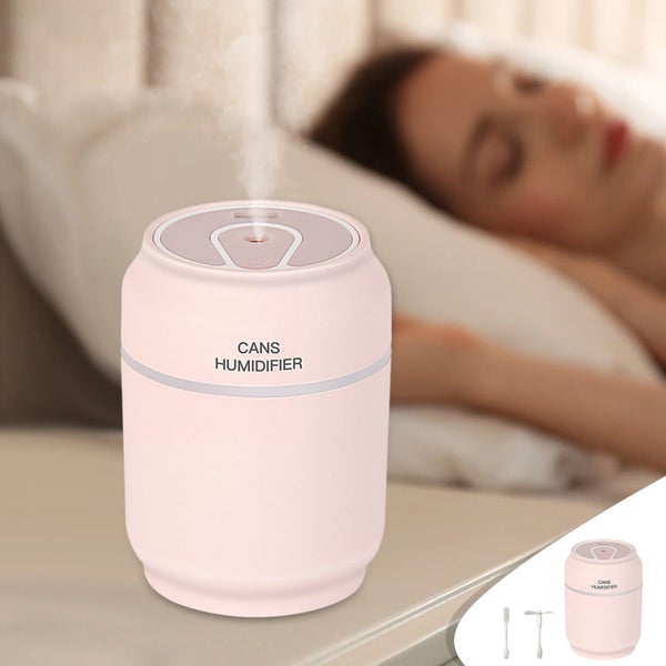 Mini Humidifier 3-in-1 Portable USB Humidifier with USB Fan LED Light Auto Carousel 1