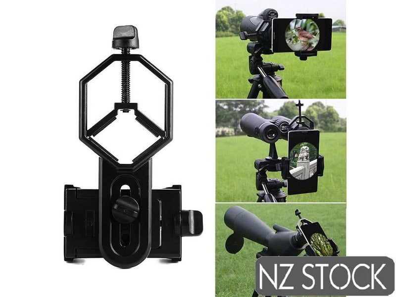 Universal Phone Adapter Mount Holder Binocular Telescope Microscope Carousel 14