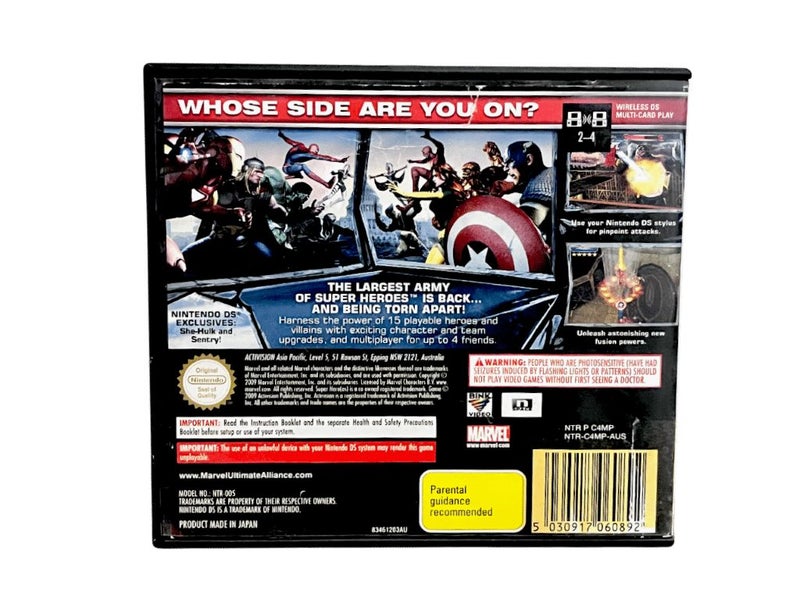 MARVEL ULTIMATE ALLIANCE 2 (RARE) DS *COMPLETE* Carousel 2
