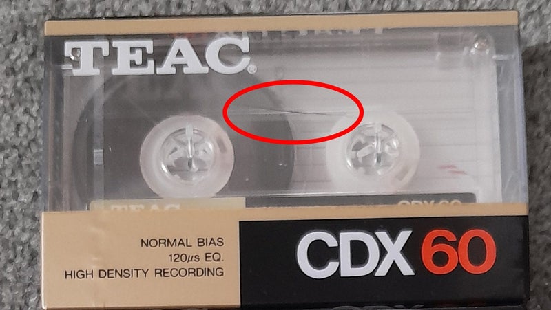 3 x 60 min TEAC CDX 60min Blank Audio Cassette Tapes (new/sealed) Carousel 4