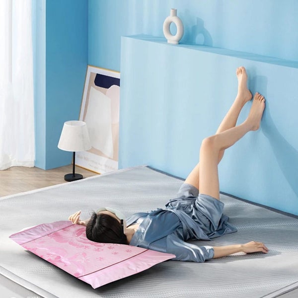 Satin Pillowcase Does Not Include Pillow Summer Mat Pillowcase Ice Silk Pillo Carousel 2