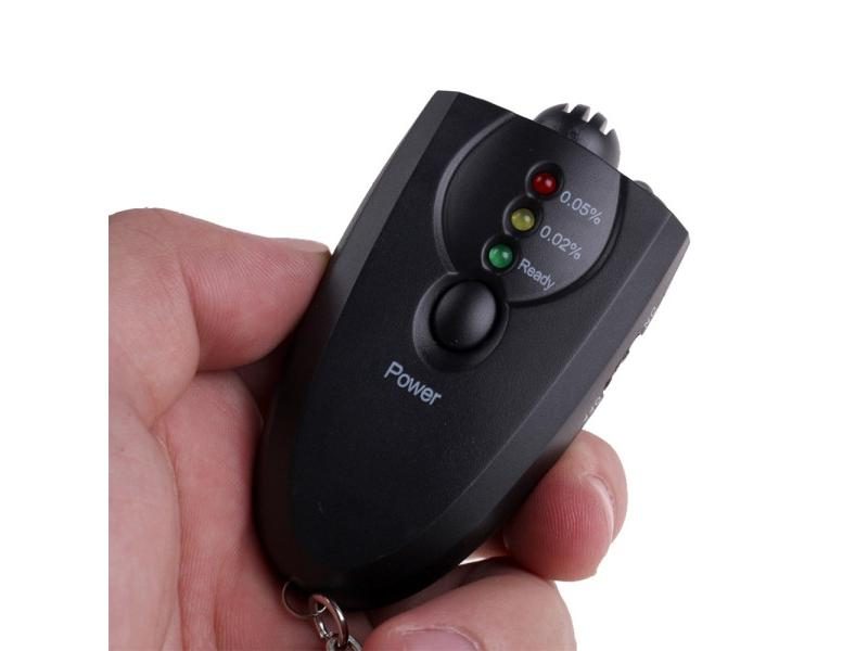 Mini Professional Key Chain Alcohol Meter Analyzer Portable Keychain Red Light Carousel 1