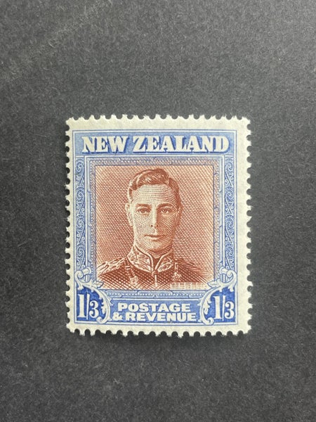 1938 KGVI 1/3 Blue/Brown Mint! Carousel 1