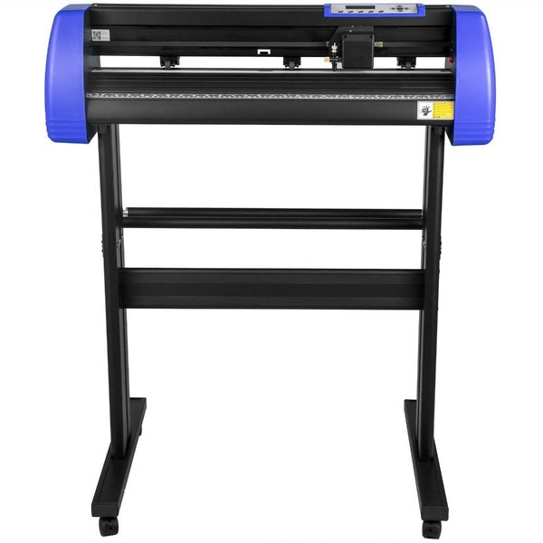 Vevor 720Mm Vinyl Cutter/Plotter Sign Machine Software Blades Lcd Black Carousel 1