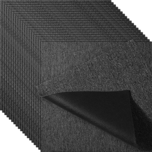 Vevor Carpet Tiles Reusable 20"X Squares With Padding Attached Soft Padded Easy Carousel 1