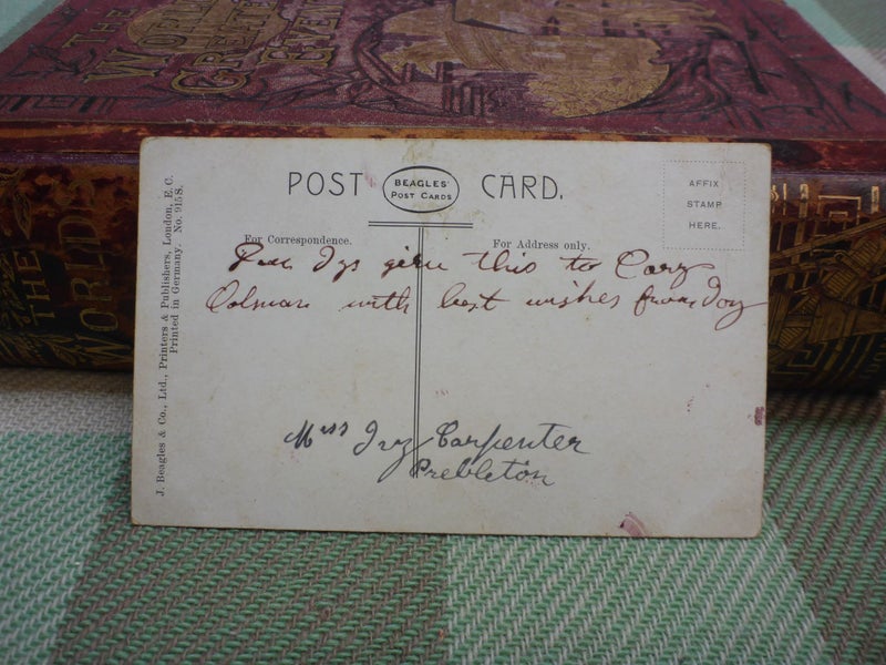 Awesome Old Vintage Novelty Postcard A Night Attack By Artist Louis Wain Carousel 2