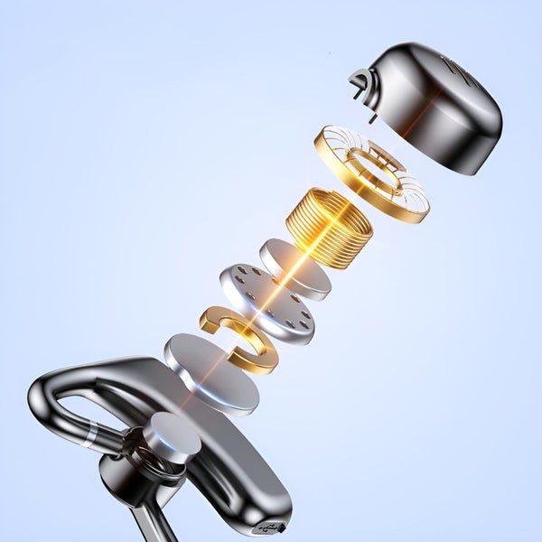 2Pcs Bone Conduction Headphones,Ear Hook Design Open Ear Headphones,Bone Cond Carousel 4