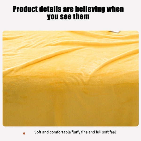 Queen Size Cooling Blanket - Summer Cool Quilt, Coral Fleece Single Bed Blank Carousel 8