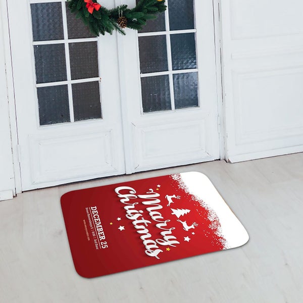 Christmas Decorations Outdoor Indoor, Christmas Floor Mat Door Mat Kitchen Ba Carousel 6