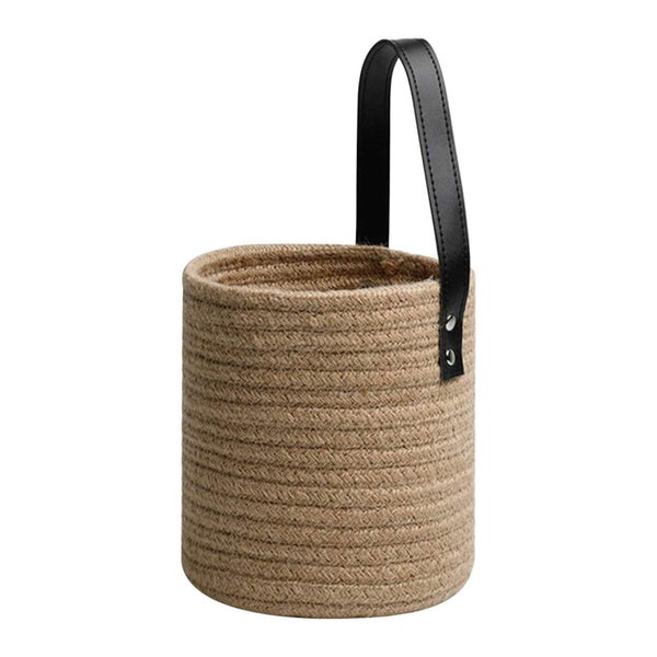 Hanging Plant Basket Wall-Mounted Flower Pot Woven Plant Hanger Hanging Plant Carousel 2