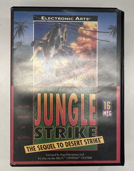 Jungle Strike - Sega Genesis Game - $1 Reserve Carousel 1