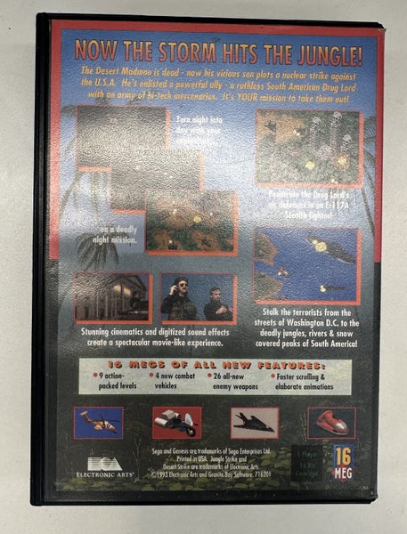 Jungle Strike - Sega Genesis Game - $1 Reserve Carousel 3