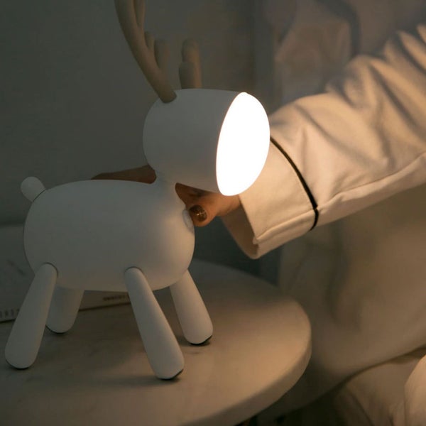 Night Light for Kids, Cute Nursery Fawn Lamp for Baby and Toddler, Table Lamp Carousel 2
