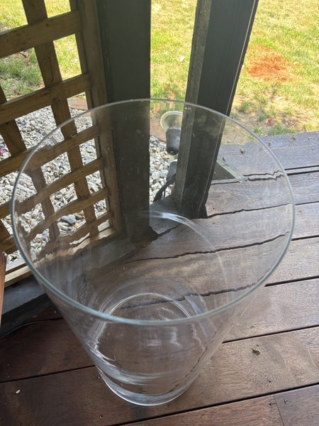 Glass vase, very big Carousel 2