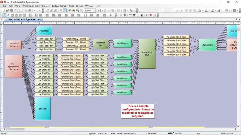 Biamp Nexia PM Audio processor Carousel 11