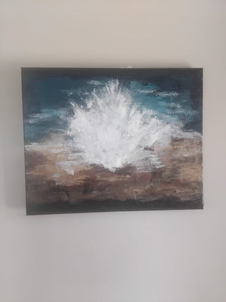 Blowhole on the coast by kiwi artist Carousel 1