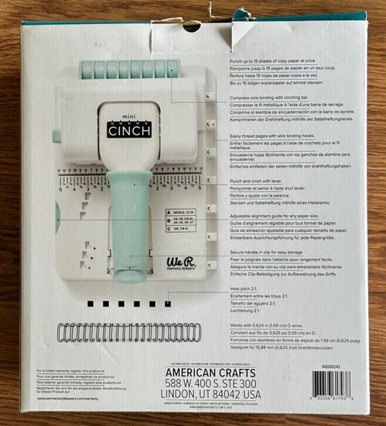 We R Memory Keepers Mini Cinch Bundle Never Used Carousel 2