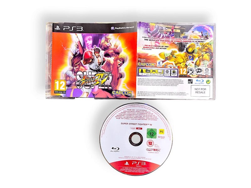 Super Street Fighter IV (PS3 GENUINE PRE-RELEASE) *MINT COMPLETE* Carousel 1