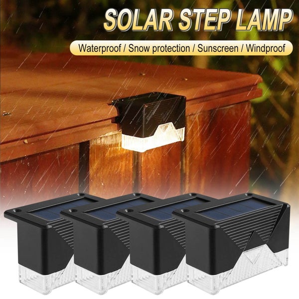 Warm White Led Solar Lamp Stair Outdoor Garden Lights Solar Power Balcony Lig Carousel 1