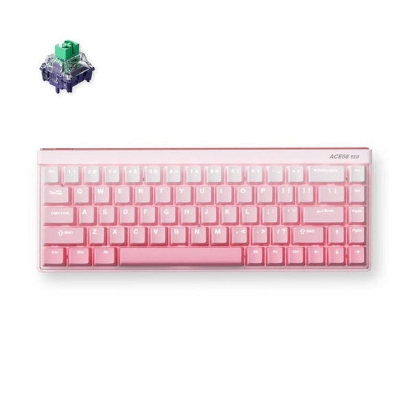 MCHOSE Ace 68 Air Hall Effect Magnetic Switch Wired Gaming Keyboard - Peach G... Carousel 1