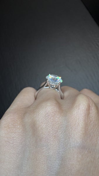 5 Carat Natural Diamond Engagement Ring Platinum Carousel 2