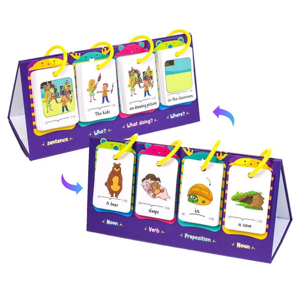 Baby Toys 6-12 Months, Reading Flashcards 80 Toddler Reading Flash Cards Sent Carousel 2