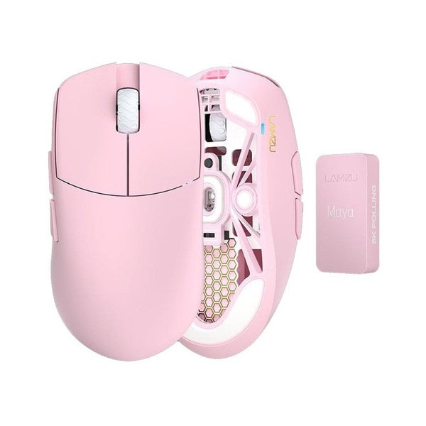 Lamzu Maya Champion Wired/Wireless Gaming Mouse Light Pink Carousel 1