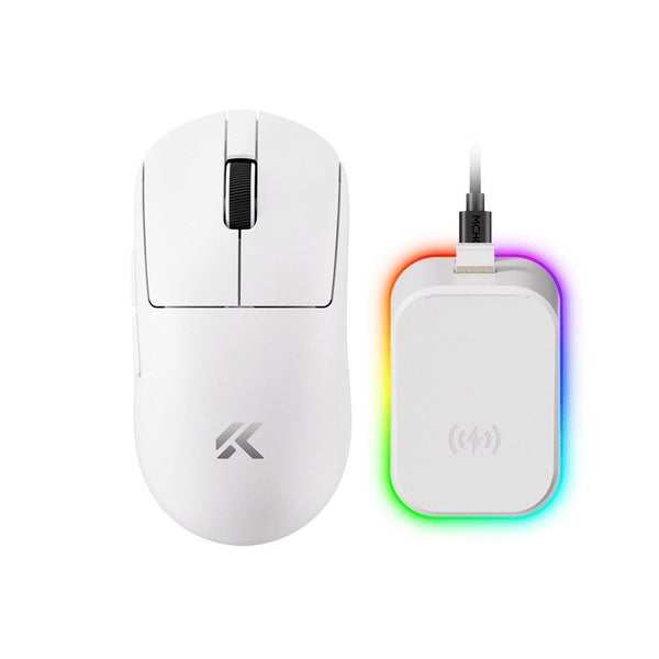 MCHOSE A7 V2 Ultra + Wireless Lightweight Gaming Mouse White Carousel 1